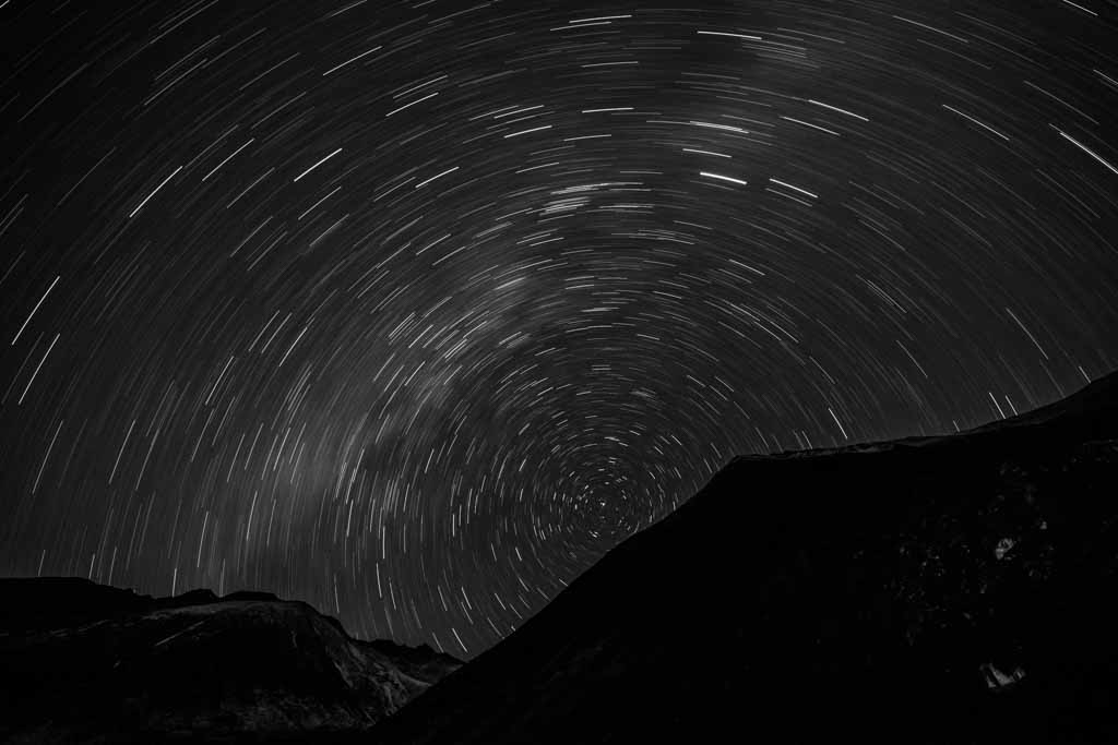 Starry sky in Samdo (Nepal)